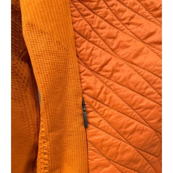 Athleta Flurry Force Insulated PrimaLoft Jacket Small Foliage Orange NWT $169 - Picture 5 of 10